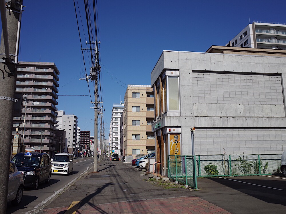 原田さんが暮らした西線住宅街の風景