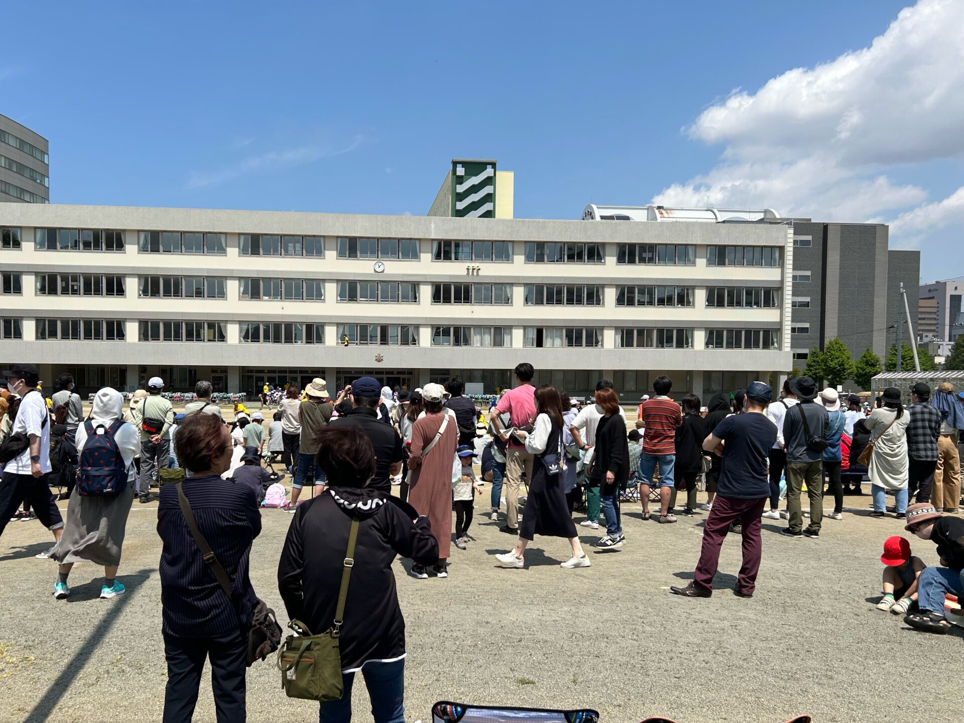 札幌市内の運動会は五月下旬の土曜日に行われる